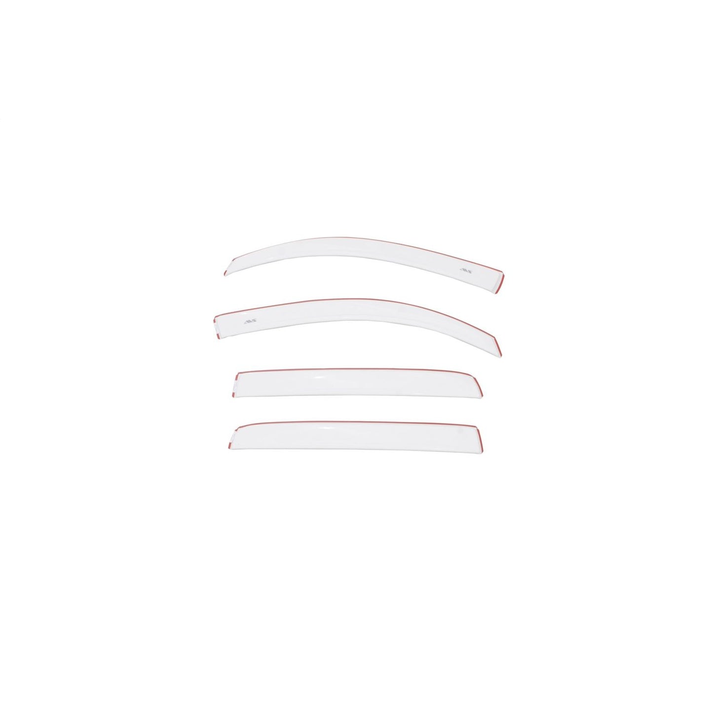 Auto Ventshade 994036-40 Color Match Low Profile Ventvisor Side Window Deflector 4-Piece Set For 21-23 Toyota Tacoma Double Cab Super White In-Channel Mount