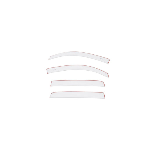 Auto Ventshade 994036-40 Color Match Low Profile Ventvisor Side Window Deflector 4-Piece Set For 21-23 Toyota Tacoma Double Cab Super White In-Channel Mount