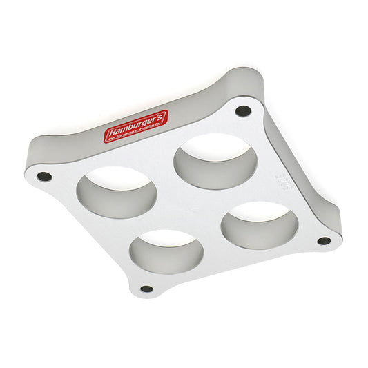 HAMBURGER'S PERFORMANCE PRODUCTS HAMBURGER'S PERFORMANCE 1 IN. DOMINATOR CARBURETOR SPACER; SMOOTH-BORE PORTED- CNC MACHINED CNC MACHINED BILLET ALUMINUM 3205