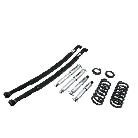 BELLTECH 788SP LOWERING KITS Front And Rear Complete Kit W/ Street Performance Shocks 1992-1998 Chevrolet Suburban (2WD inc 3/4 Ton 6 Lug) 2 in. or 3 in. F/3 in. R drop W/ Street Performance Shocks