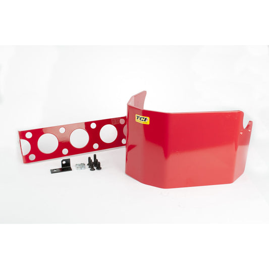 TCI Red C6 Aluminum Transmission Shield 976000
