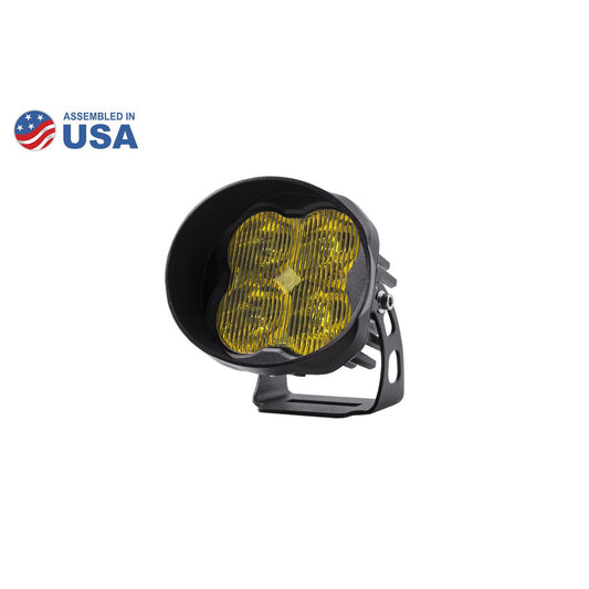 Diode Dynamics - DD6174S - Worklight SS3 Pro Yellow SAE Fog Angled LH (single)