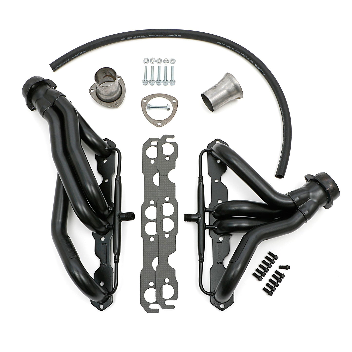 Hedman Hedders STANDARD UNCOATED HEADERS; 1-5/8 IN. TUBE DIA.; 3 IN. COLL.; MID-LENGTH DESIGN 68641