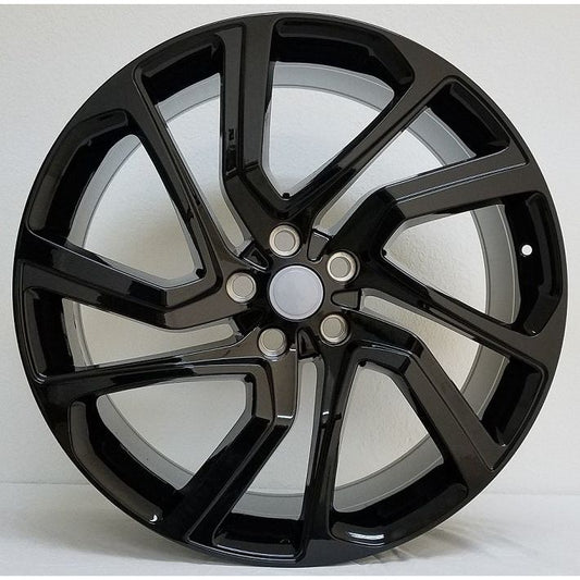 20" X 9.5" Gloss Black Aluminum Wheels Set - Dynamic Performance - R532-GB-20x9.5-5x120-45-72.56