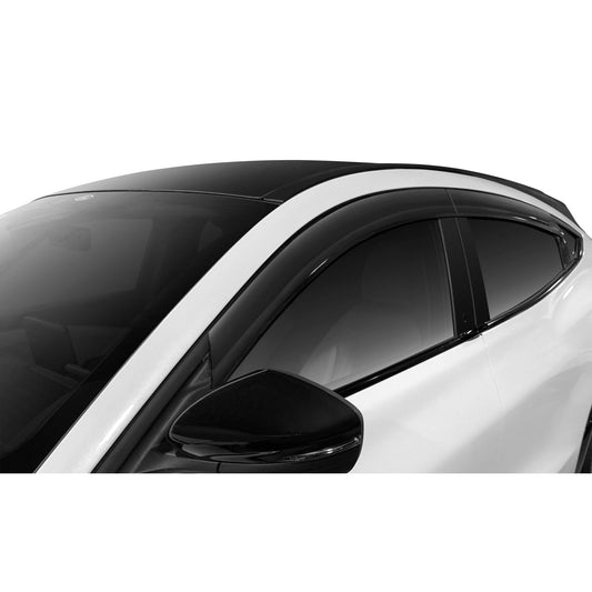 Auto Ventshade 894064 Low Profile Ventvisor Side Window Deflector With Chrome Trim 4-Piece Set For 2011-2022 Dodge Charger