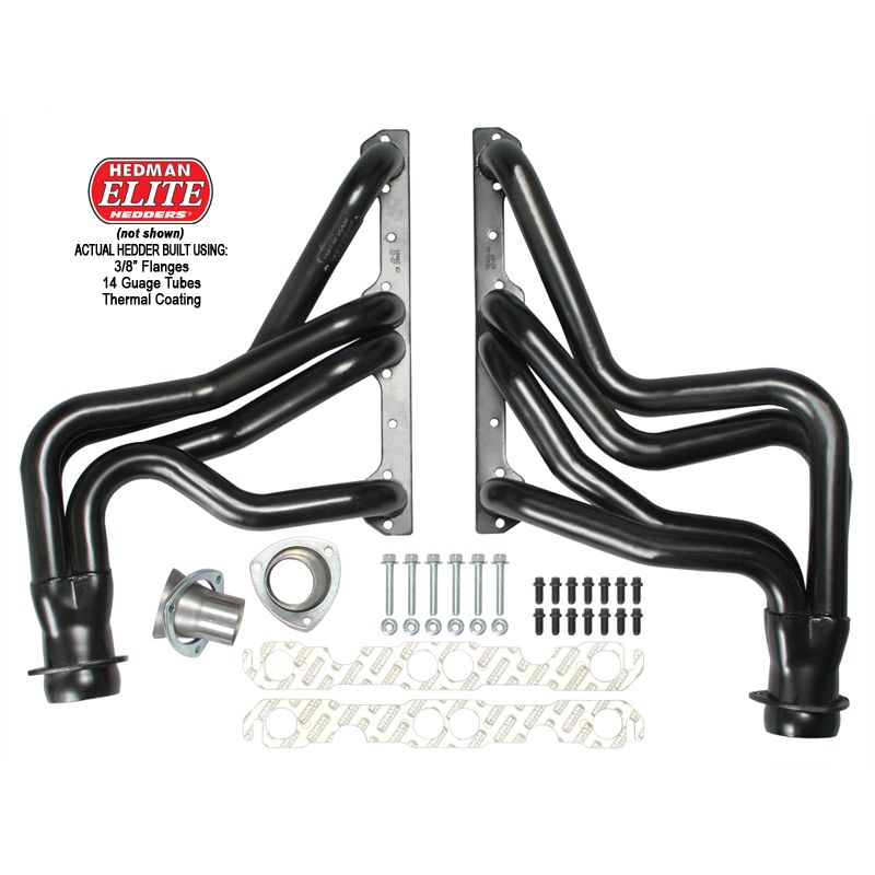 Hedman Hedders ELITE HEADERS; 1-5/8 IN. TUBE DIA.; 3 IN. COLL.; FULL LENGTH DESIGN 68468