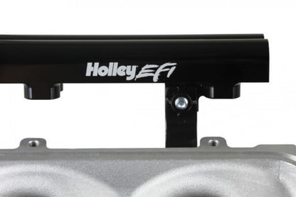 Holley EFI Holley Lo-Ram Manifold Base and Fuel Rails Dual Fuel Injector GM LS3/L92 300-671
