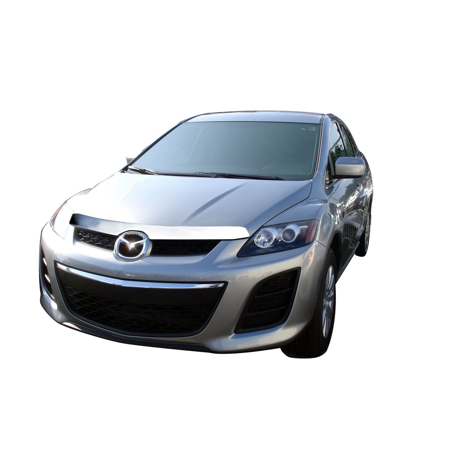Auto Ventshade 620019 Aeroskin Flush Mount Chrome Hood Protector For 2008-2010 Mazda CX-7