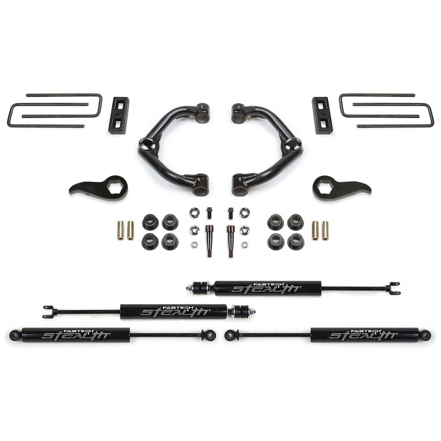 Fabtech 3.5 in. UNIBALL UCA KIT W/STEALTH 2020-21 GM K3500HD K1181M
