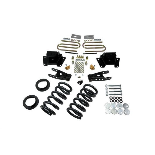 BELLTECH 923 LOWERING KITS Front And Rear Complete Kit W/O Shocks 1997-2003 Ford Harley Series 1 in. or 2 in. F/3 in. R drop W/O Shocks