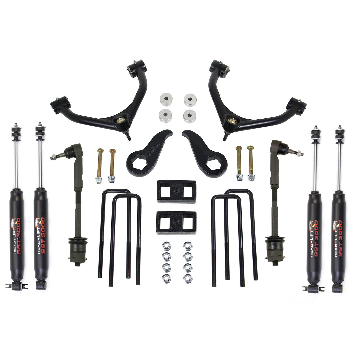 ReadyLift 2011-18 CHEV/GMC 2500/3500HD 3.5'' F 1.0'' R SST Lift Kit with SST3000 Shocks 69-3511