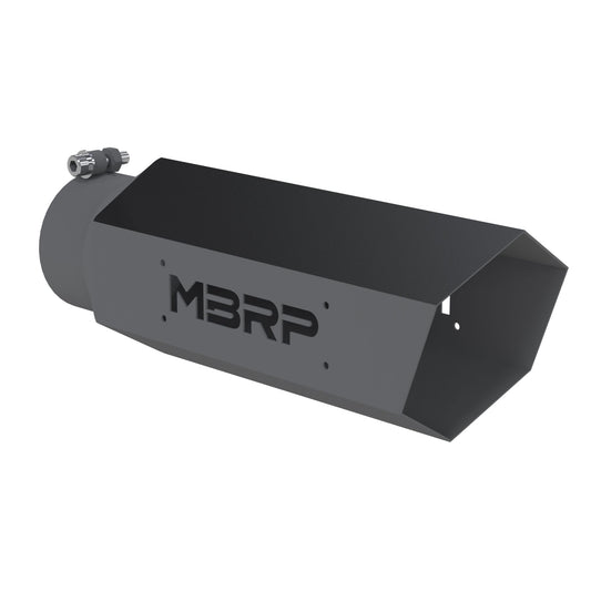 MBRP Exhaust Black Coated Hexagon Tip T5165BLK