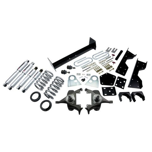 BELLTECH 816SP LOWERING KITS Front And Rear Complete Kit W/ Street Performance Shocks 1994-1999 Dodge Ram 1500 (Std Cab V8 Auto Trans Only) 4 in. or 5 in. F/6 in. R drop W/ Street Performance Shocks