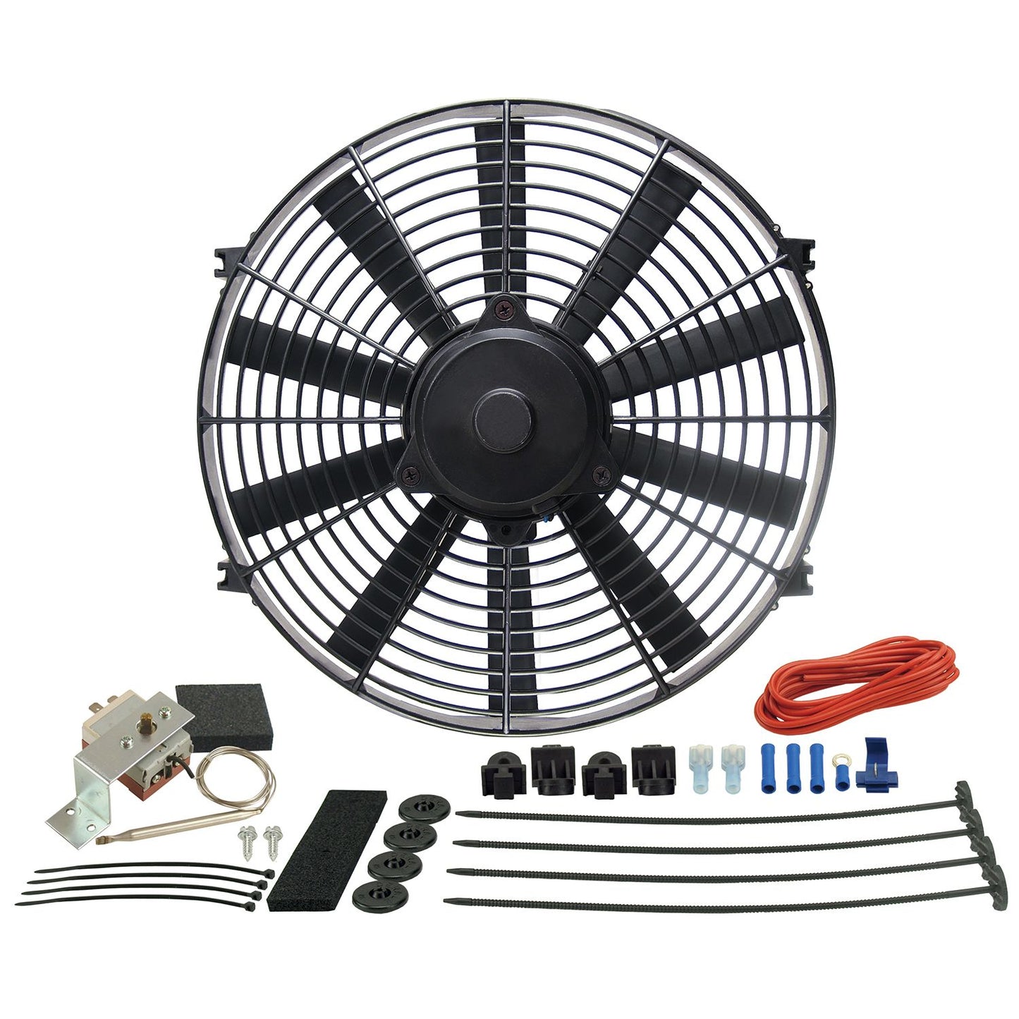 Derale 14" Dyno-Cool Electric Fan and Mechanical Fan Controller Kit, Premium 16314