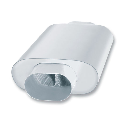 Borla XR-1(r) Multi-Core Racing Muffler Slim Line 3.5in (4.13in x 2.61in Oval) Center Inlet/ 3.5in Center (4.13in x 2.61in Oval) Outlet 3in x 7.88in Oval x 12in Long Body 40536