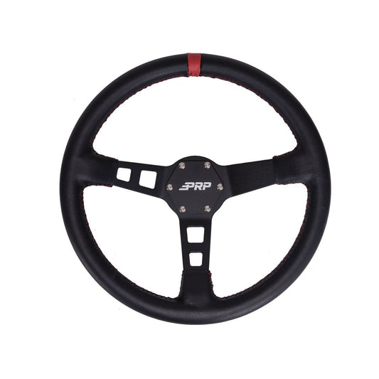 PRP-G113-Deep Dish Leather Steering Wheel