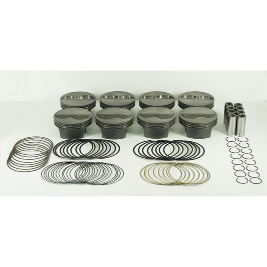 Mahle Motorsport SMALL BLOCK CHEVY 21 degree FLAT TOP Gasported / Asymmetrical Valve Pockets PowerPak Plus 362cid 4.060 x 1.250CH 3.500stroke6.000rod0.927pin-8.9cc431g12.2CR 2618 197726860