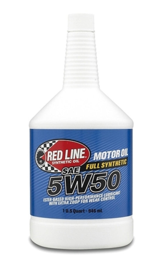Red Line 5W50 Motor Oil - 12/1quart 111604