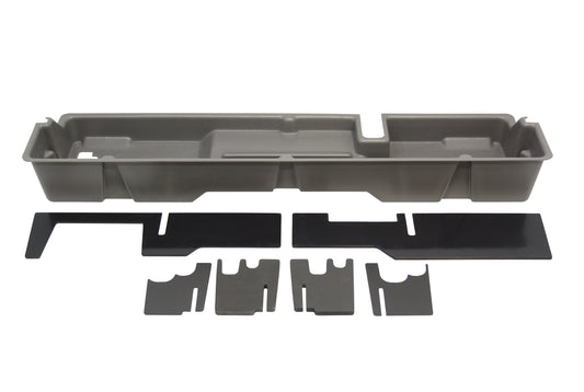 DU-HA 20008 Ford Underseat Storage Console Organizer And Gun Case - Light Gray