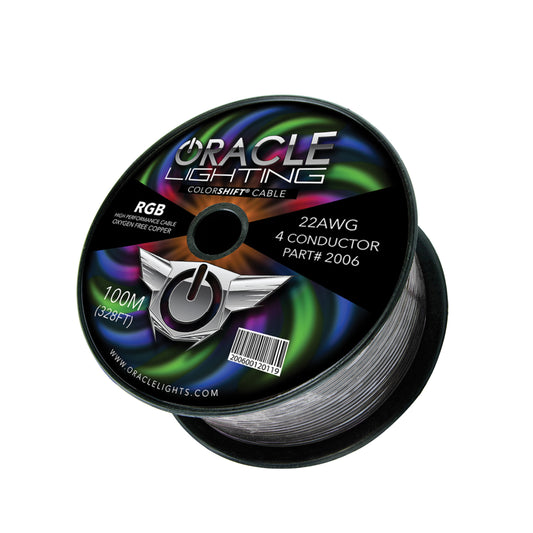 Oracle Lighting 2006-504 - 22AWG 4 Conductor RGB Installation Wire 100M (328ft) Spool