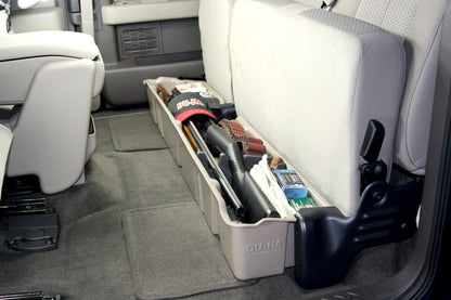 DU-HA 20071 Ford Underseat Storage Console Organizer And Gun Case - Black