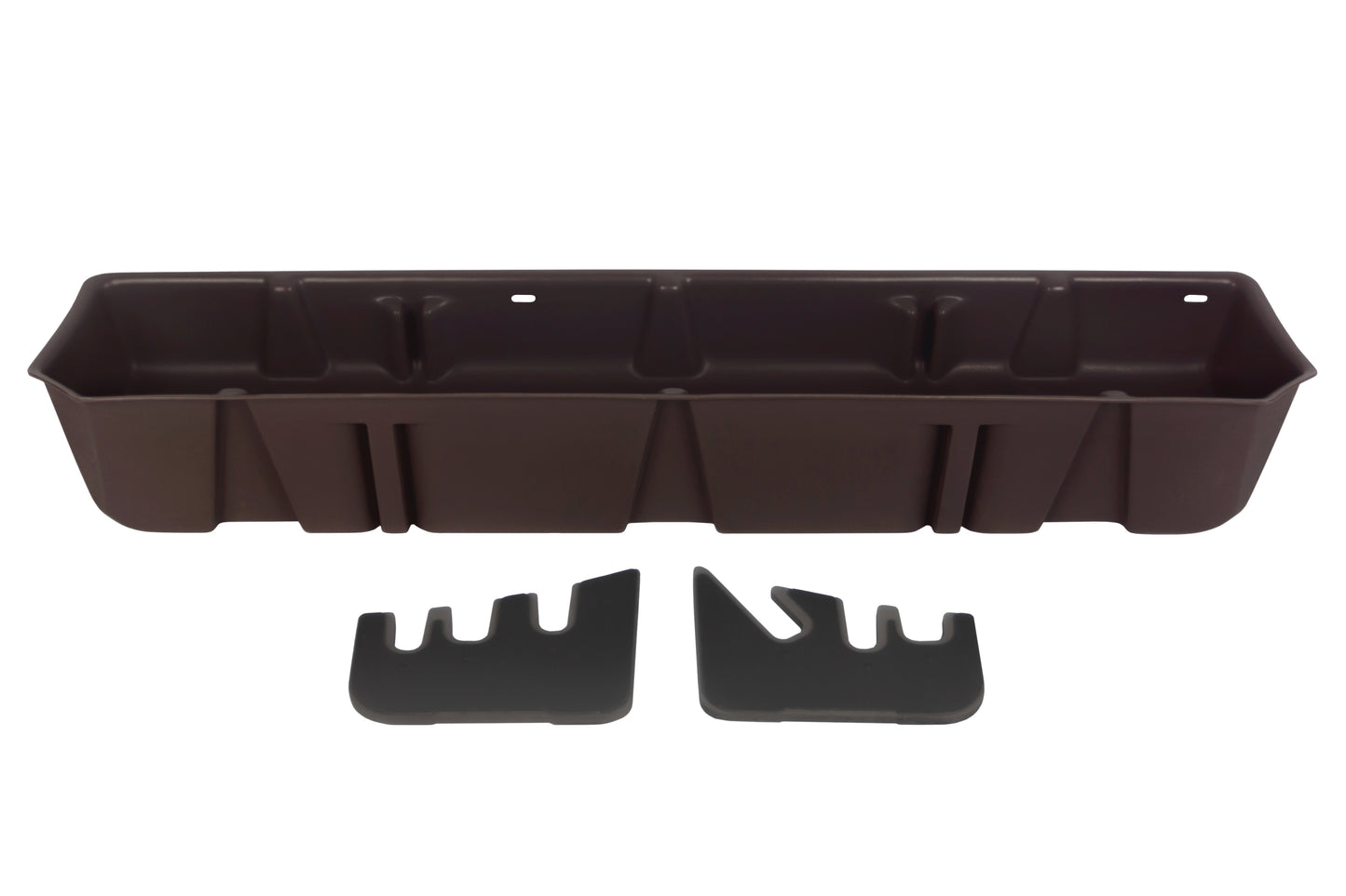 DU-HA 20113 Ford Underseat Storage Console Organizer And Gun Case - Java Brown