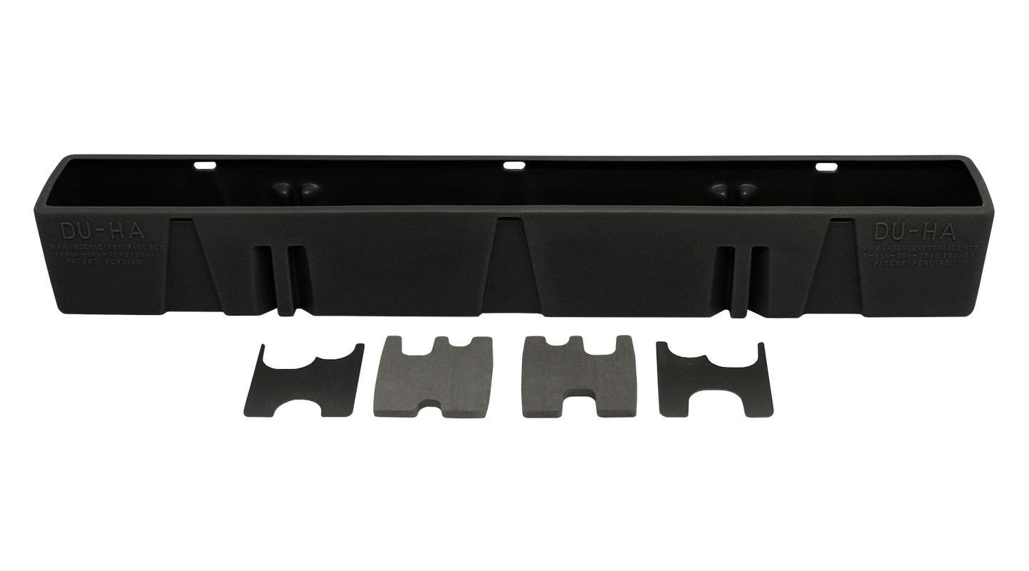 DU-HA 20114 Ford Behind-the-Seat Storage Console Organizer And Gun Case - Black