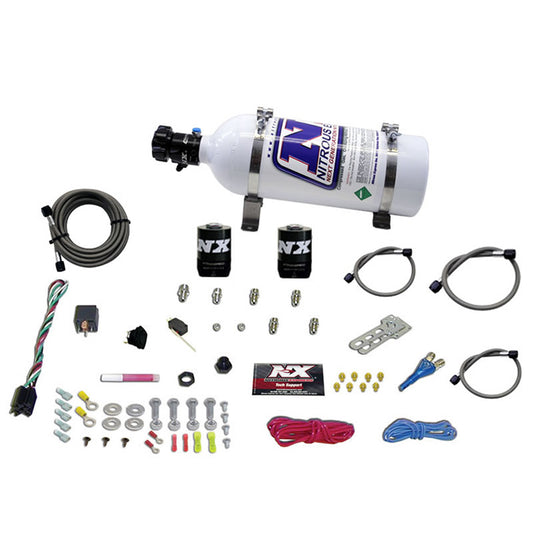 Nitrous Express GM EFI RACE (100-150-200-250HP) SINGLE NOZZLE WITH 5LB BOTTLE NX-20118-05