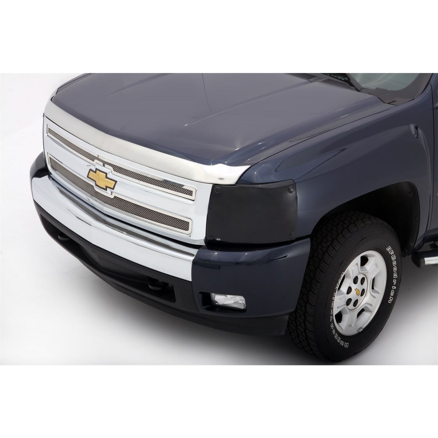 Auto Ventshade 322002 Aeroskin Flush Mount Dark Smoke Hood Protector For 2007-2013 Chevrolet Silverado 1500