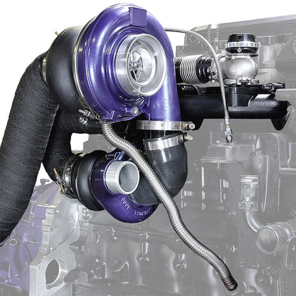 ATS Diesel Performance 202-A35-2272-FSMF ATS Aurora 3000/5000 Compound Turbo System Fits 2003-2007 5.9L Cummins