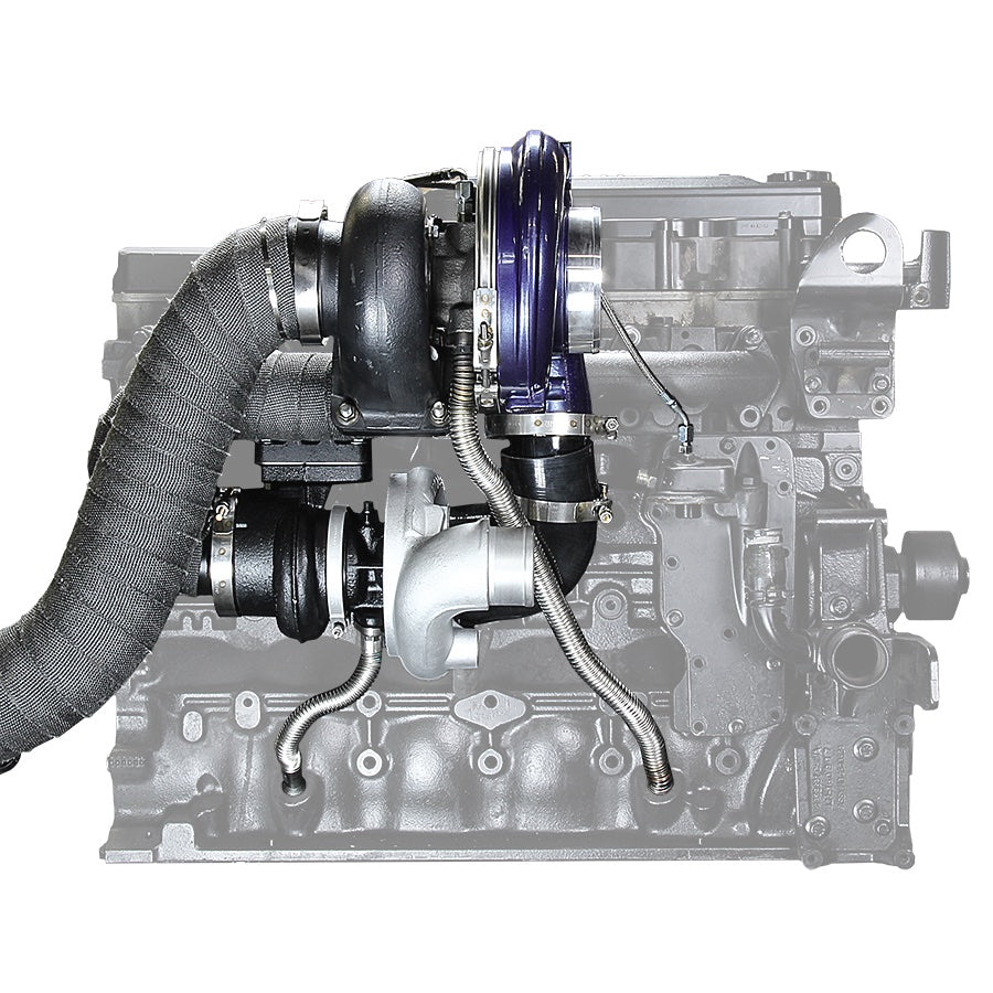 ATS Diesel Performance 202-A52-2272-FSMF ATS Aurora Plus 5000 Compound Turbo System Fits 2003-2007 5.9L Cummins