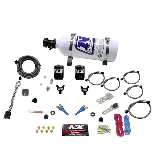 Nitrous Express GM EFI DUAL NOZZLE (100-300HP) WITH 5LB BOTTLE NX-20215-05