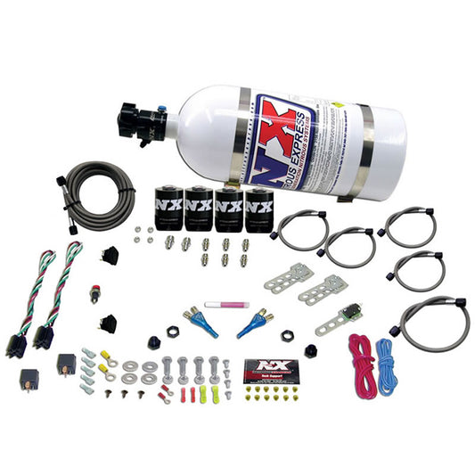 Nitrous Express GM EFI DUAL STAGE (50-150HP X 2) WITH 10LB BOTTLE NX-20224-10