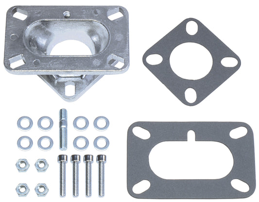Trans-Dapt Performance 1-5/8 In. Tall 2Bbl Carb To 1Bbl Manifold Carburetor Adapter -Cast Aluminum 2025