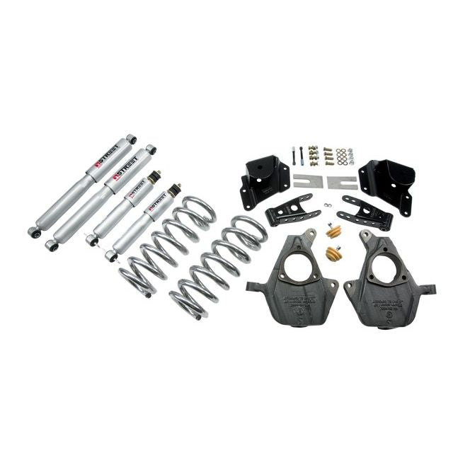 BELLTECH 949SP LOWERING KITS Front And Rear Complete Kit W/ Street Performance Shocks 1999-2006 Chevrolet Silverado/Sierra (Std Cab) 3 in. F/4 in. R drop W/ Street Performance Shocks