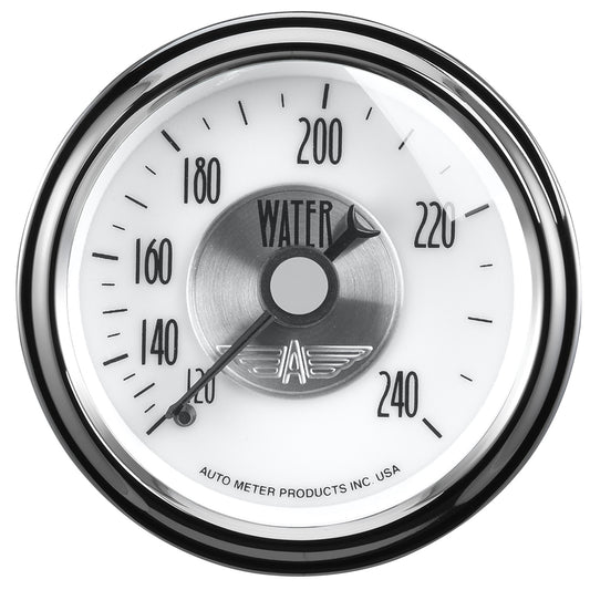 AutoMeter 2-1/16 in. WATER TEMPERATURE 120-240 Fahrenheit PRESTIGE PEARL 2031