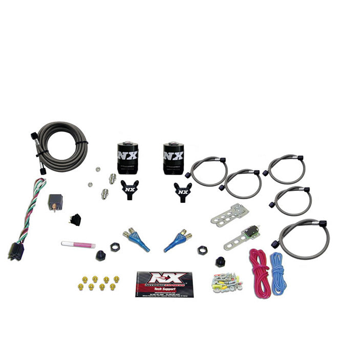 Nitrous Express DODGE EFI FULL RACE (100-150-200-300HP) DUAL NOZZLE LESS BOTTLE NX-20315-00