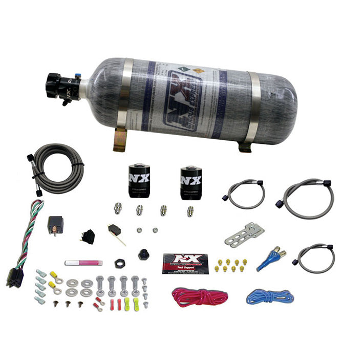 Nitrous Express DODGE EFI RACE (100-150-200-250HP) SINGLE NOZZLE WITH COMPOSITE BOTTLE NX-20316-12