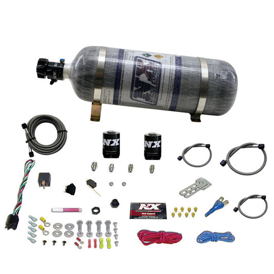 Nitrous Express DODGE EFI RACE (100-150-200-250HP) SINGLE NOZZLE WITH COMPOSITE BOTTLE NX-20316-12