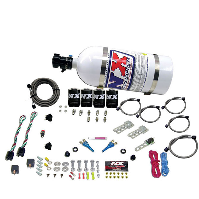 Nitrous Express DODGE EFI DUAL STAGE (50-75-100-150HP) X 2 WITH 10LB BOTTLE NX-20324-10