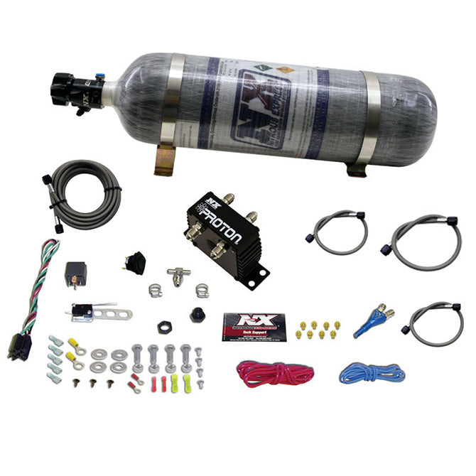 Nitrous Express PROTON PLUS NITROUS SYSTEM W/ 12LB BOTTLE NX-20421-12