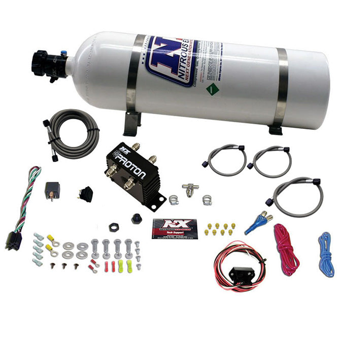 Nitrous Express PROTON FLY BY WIRE NITROUS SYSTEM W/ 15LB BOTTLE NX-20422-15