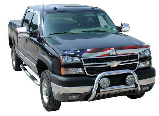 Stampede 2044-30 Vigilante Premium Hood Protector American Flag W/Eagle For 2007-2010 Chevrolet Silverado 2500 HD/3500 HD
