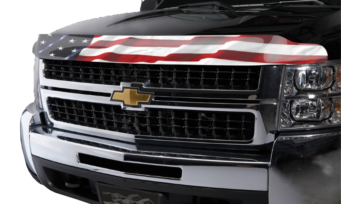 Stampede 2044-41 Vigilante Premium Hood Protector American Flag For 2007-2010 Chevrolet Silverado 2500/3500