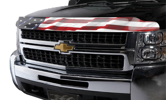 Stampede 2044-41 Vigilante Premium Hood Protector American Flag For 2007-2010 Chevrolet Silverado 2500/3500
