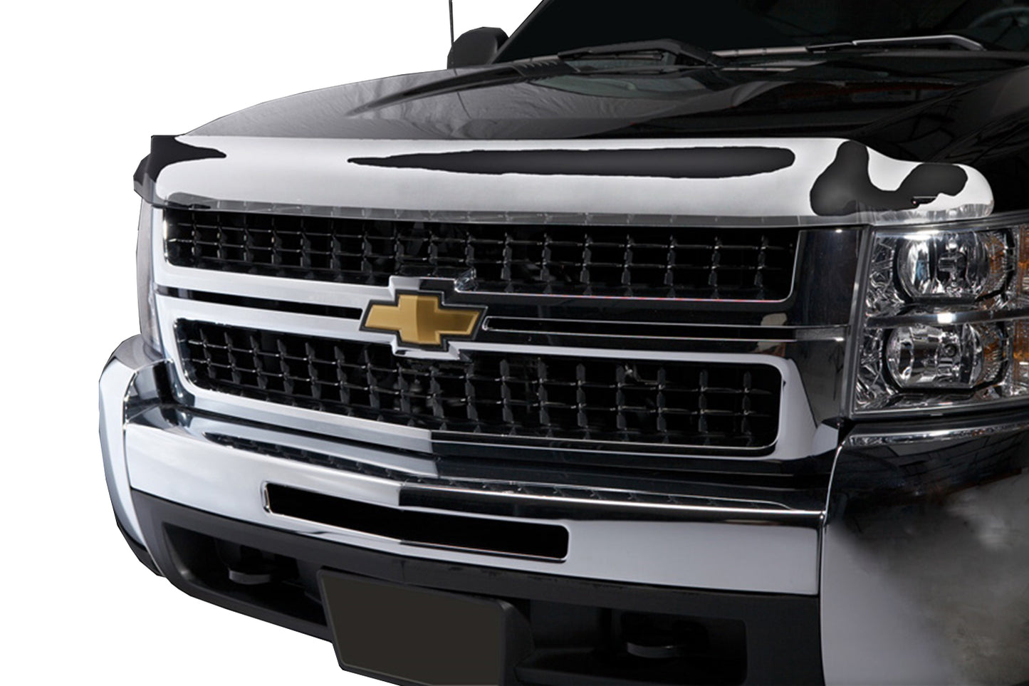 Stampede 2044-8 Vigilante Premium Hood Protector Chrome For 2007-2010 Chevrolet Silverado 2500 HD/3500 HD