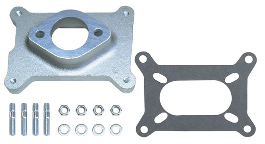 Trans-Dapt Performance 1-3/4 In. Tall Holley 2Bbl To Ford Straight 6 Manifold Carburetor Adapter -Cast Aluminum 2044