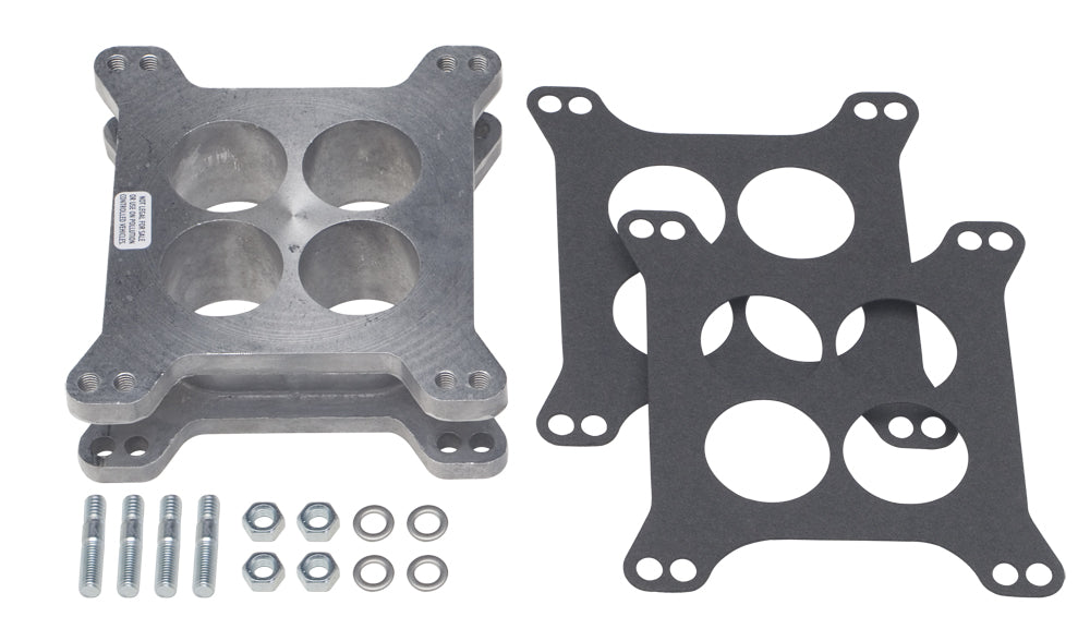 Trans-Dapt Performance 2 In. Tall Holley/Afb 4Bbl Spacer -Ported- Cast Aluminum Carburetor Spacer 2048
