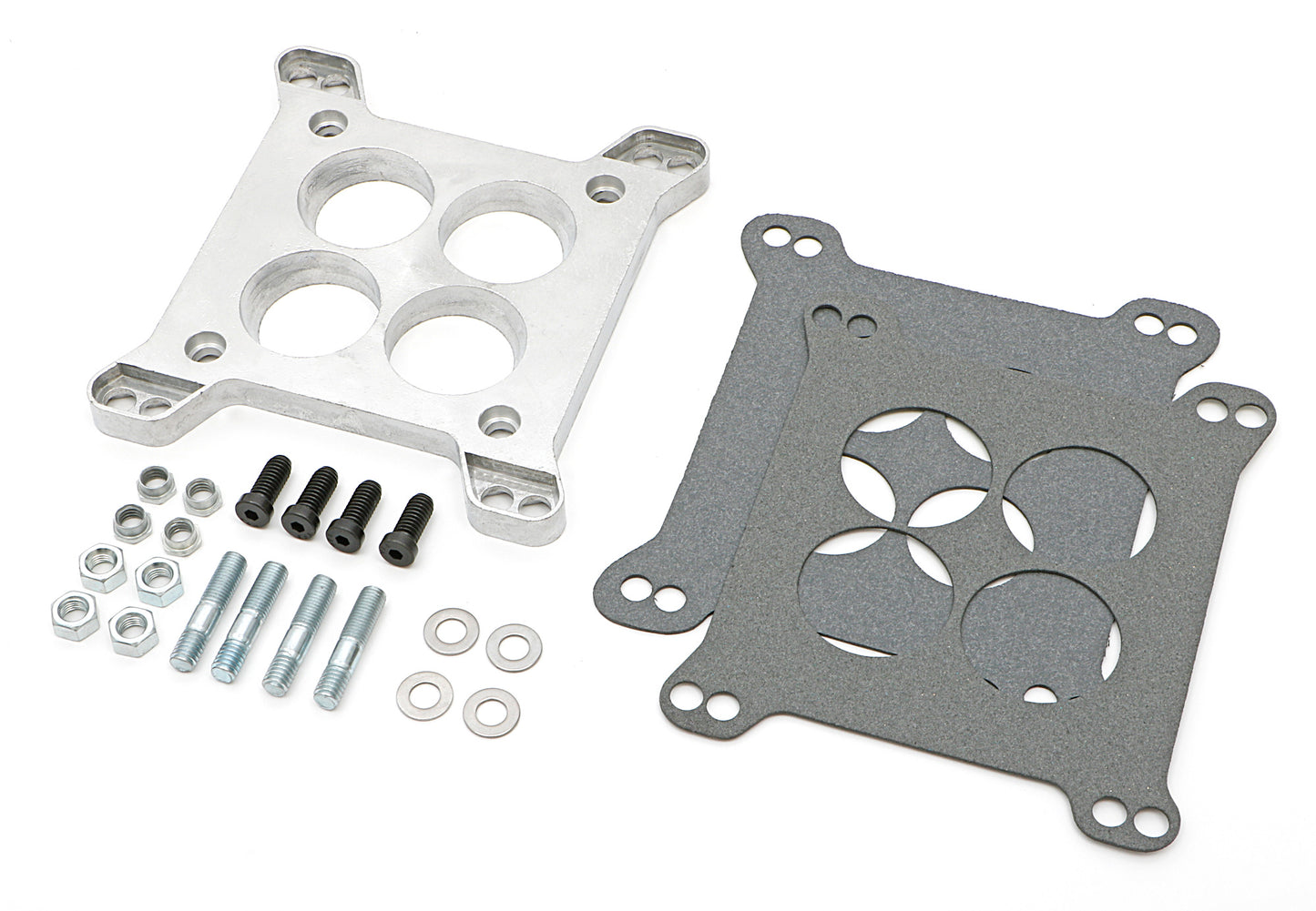 Trans-Dapt Performance Carburetor Adapter; 1/2 In. Tall; Large Rochester Carburetor To Small Rochester/Holley/Afb Manifold- Cast Aluminum 2062