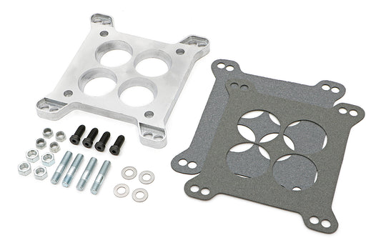 Trans-Dapt Performance 1/2 In. Tall Large 4Bbl To Small 4Bbl Manifold Carburetor Adapter -Cast Aluminum 2064
